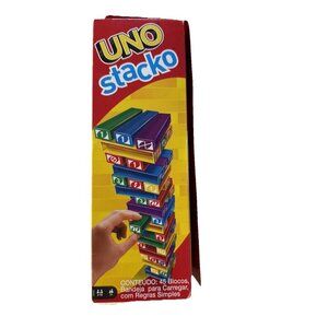 Uno Stacko Stacking Block Game 2020 Pre-owned In Box